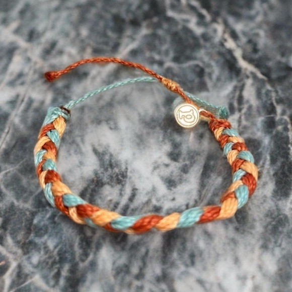 Pura Vida Bracelet Bundle Combo Set of 4. Ocean Charm, Braided, Beads, Woven - Picture 9 of 16